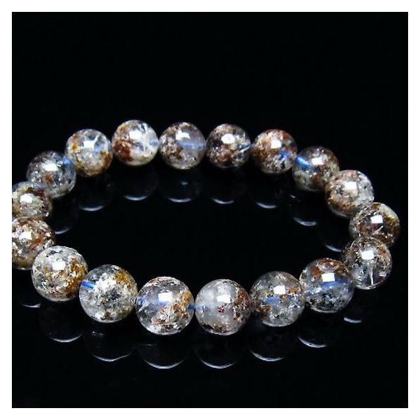 ガーデン トルマリンルチル入り ブレスレット 11mm t253-3252 : 誠安