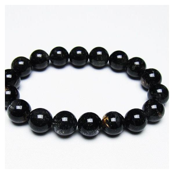 ルチルクォーツ ブレスレット 約11mm EX】11mm ゴールデンルチルクォーツブレスレット（ブラジル産）【MS