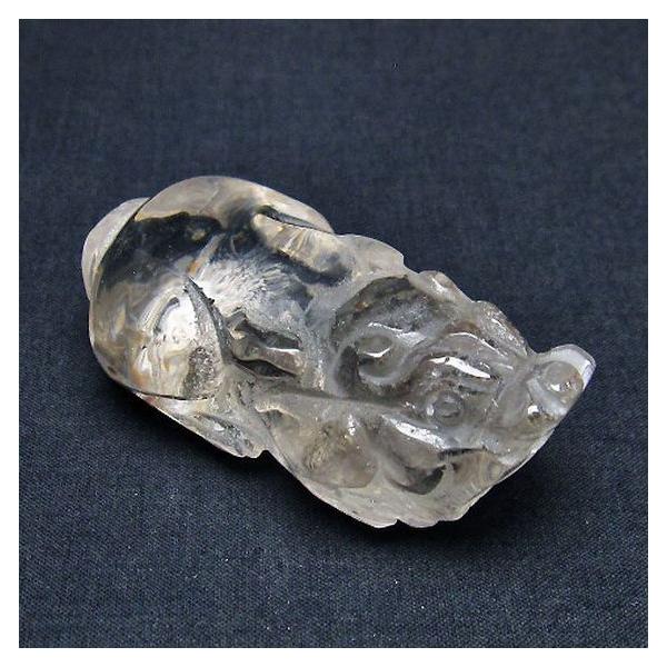 ヒマラヤ水晶 ヒキュウ 貔貅 置物 t261-1184 : 誠安天然石専門店