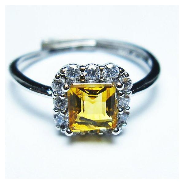 シトリン 指輪 (15号) t275-22248 : 誠安天然石専門店 - 通販 - Yahoo