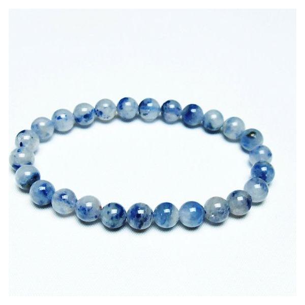 レア☆ブレスレット☆デュモルチェライト インクォーツ（7mm） デュモルチェライトinクォーツ 7mm ブレスレット