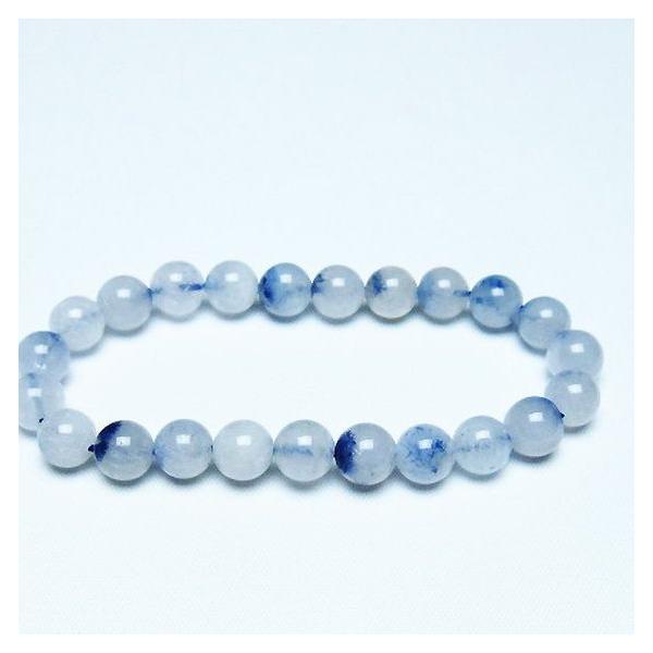 デュモルチェライトインクォーツ ブレスレット 8mm t286-4357 : 誠安