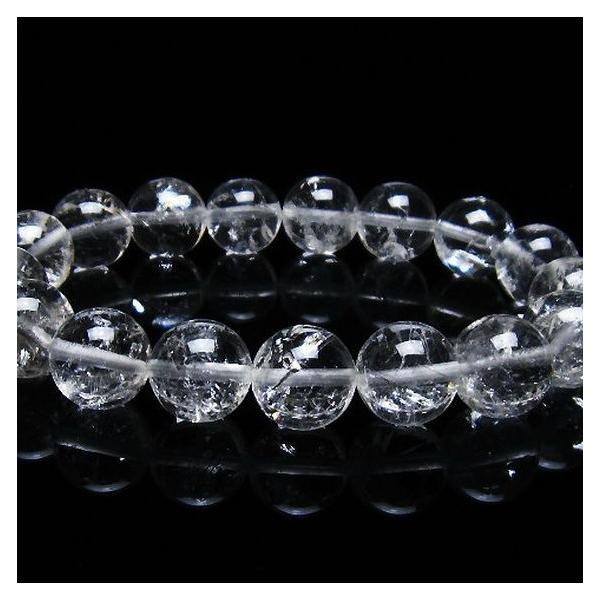 虹入り 水晶 アイリスクォーツ 12mm 3Aブレスレット ヒマラヤ産 天然石 アイリスクォーツ（虹入り水晶） AAA のシンプルブレスレット 12mm