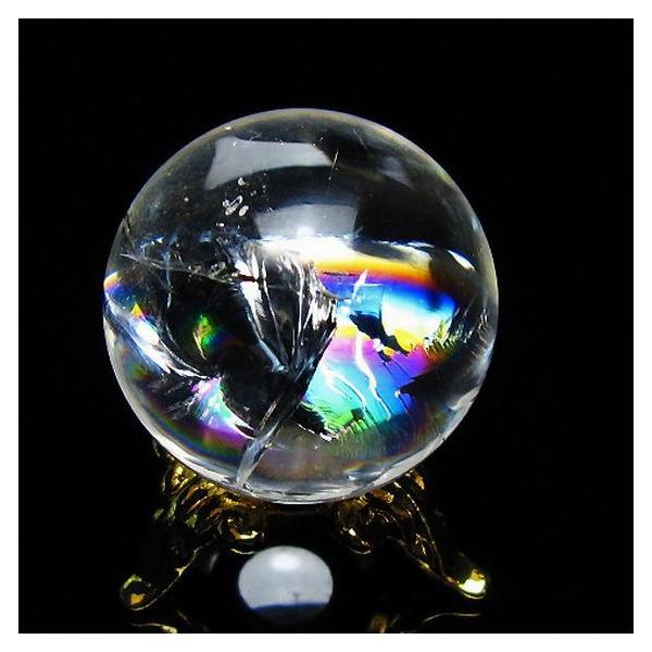 虹入り ヒマラヤ水晶 丸玉 24mm t317-4711 : 誠安天然石専門店 - 通販