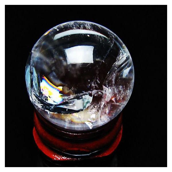 虹入り ヒマラヤ水晶 丸玉 26mm t317-5068 : 誠安天然石専門店 - 通販