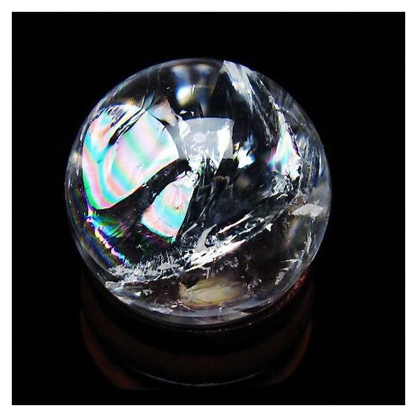 虹入り ヒマラヤ水晶 丸玉 25mm t317-5164 : 誠安天然石専門店 - 通販