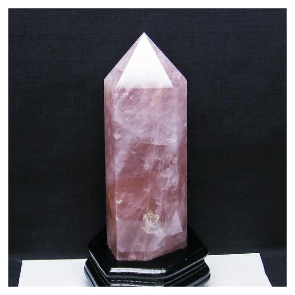 1.5Kg ローズクォーツ 六角柱 t332-5610 : 誠安天然石専門店 - 通販