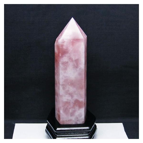 天然石　六角柱 ローズクォーツ　6キロ 楽天市場】ローズクォーツ 六角柱の通販