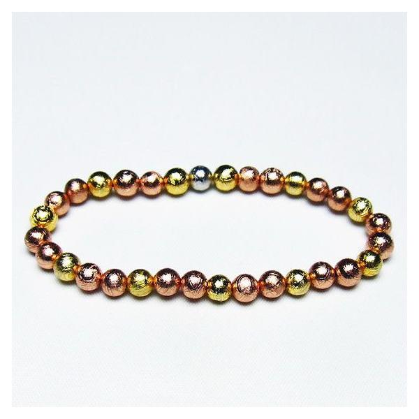 ギベオン（メテオライト） ピンクゴールド 6mm ブレスレット