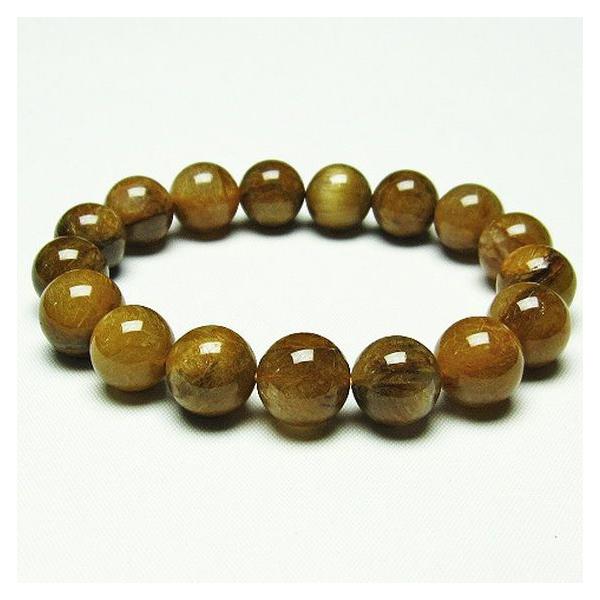 ルチルクォーツ ブレスレット 放射金針ルチル 12mm t38-1250 : 誠安