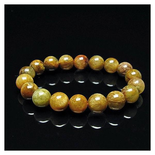 ルチルクォーツ ブレスレット 放射金針ルチル 11mm t38-1312 : 誠安