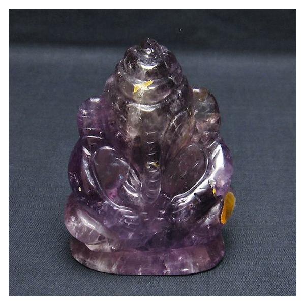 アメジスト彫刻 ガネーシャ像 アメジスト彫刻 ガネーシャ像 アメジスト ガネーシャ 彫刻品