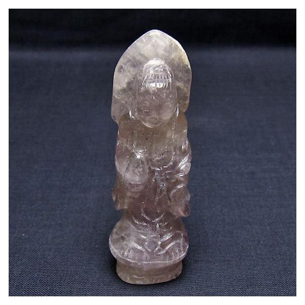 高品質　アメジスト　観音様　置物 GOLD STONE アメジスト 観音様 置き物 171g ブラジル バイーア州