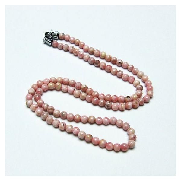 インカローズ ロードクロサイト ネックレス 4mm t423-1553 : 誠安