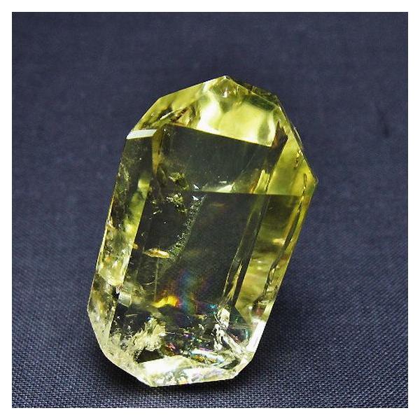黄水晶　原石　石柱 虹入り 黄水晶(シトリン) 原石 t436-3011 : 誠安天然石専門店 - 通販