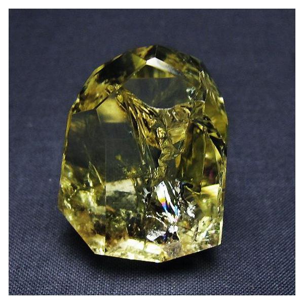 虹入り 黄水晶(シトリン) 原石 t436-3066 : 誠安天然石専門店 - 通販