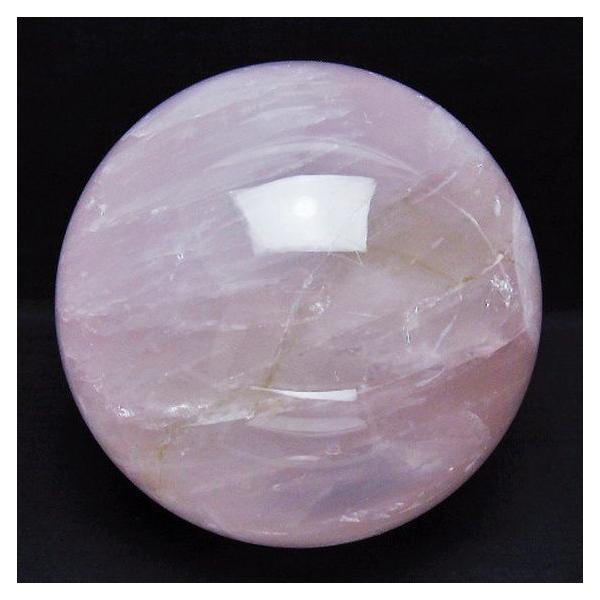 3.5Kg ローズクォーツ 丸玉 140mm t456-15291 : 誠安天然石専門店
