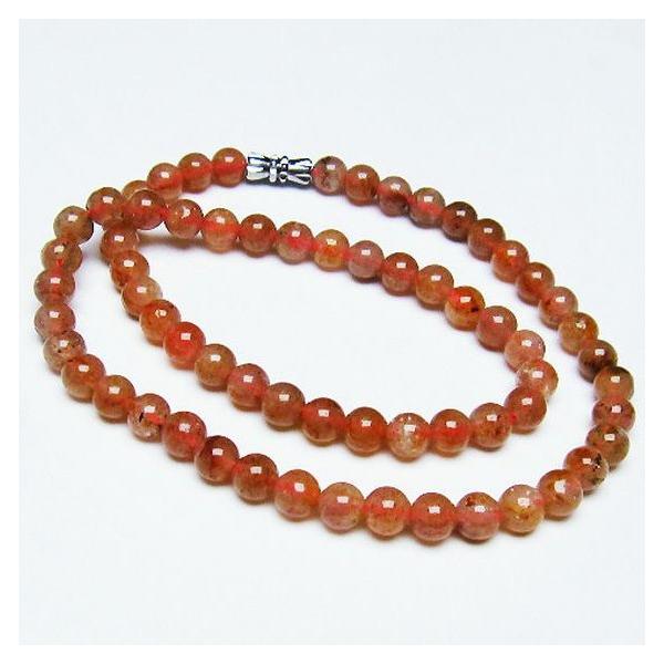ストロベリークォーツ ネックレス 6mm t489-1584 : 誠安天然石専門店