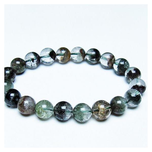 グリーンファントム ブレスレット 10mm t493-5940 : 誠安天然石専門店
