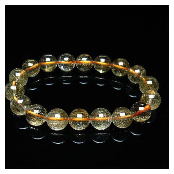 D*i様 ✴️ゴールドルチル　ルチルブレスレット　ルチルクォーツ　天然石　金針ル ルチルクォーツ（金針ルチル水晶） ブレスレット 11mm t50-9558 : 誠安