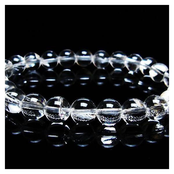 アイリスクォーツ 虹入り レインボー水晶 ブレスレット 8mm t506-2864