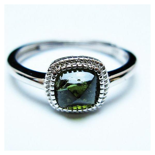 モルダバイト 指輪 (13号) t526-1364 : 誠安天然石専門店 - 通販