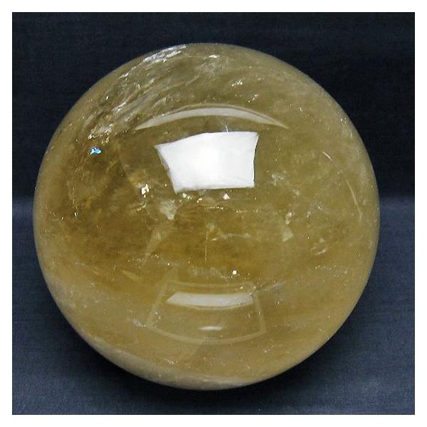 3.9Kg シトリン水晶 丸玉 145mm t529-5916 : 誠安天然石専門店 - 通販