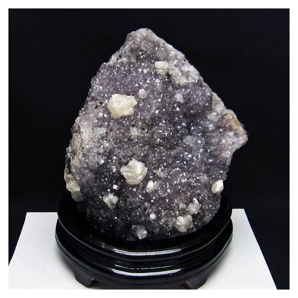 2.9Kg フラワーアメジスト カルサイト共生 クラスター amethyst t603