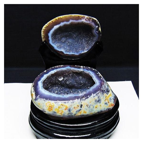 ペア水晶トレジャーメノウ t604-7723 : 誠安天然石専門店 - 通販