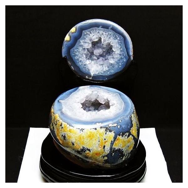 3.9Kg トレジャーメノウ ペア水晶 アゲート 瑪瑙 t604-7790 : 誠安