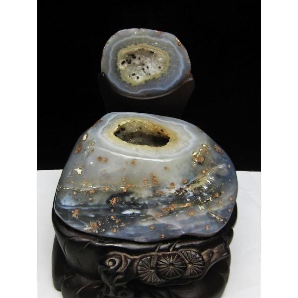 1.5Kg ペア水晶トレジャーメノウ t605-2504 : 誠安天然石専門店 - 通販