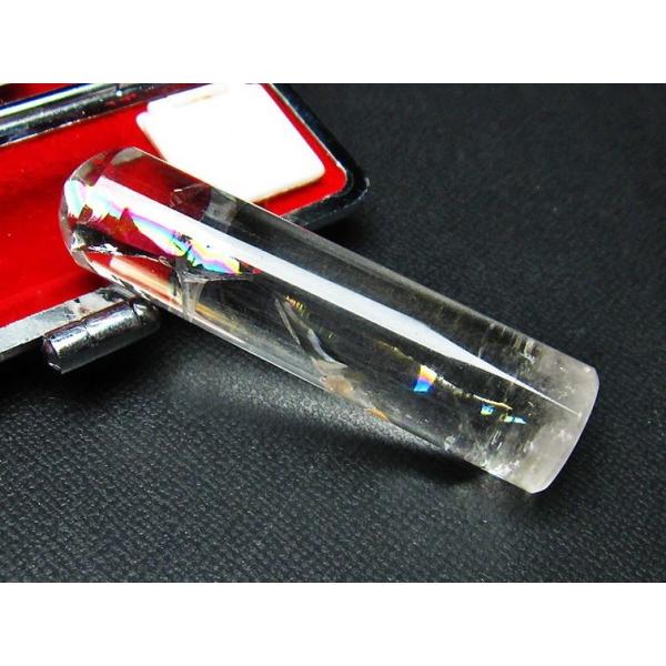 本水晶 印材 (14mm) 虹入り アイリスクォーツ ヒマラヤ水晶 水晶