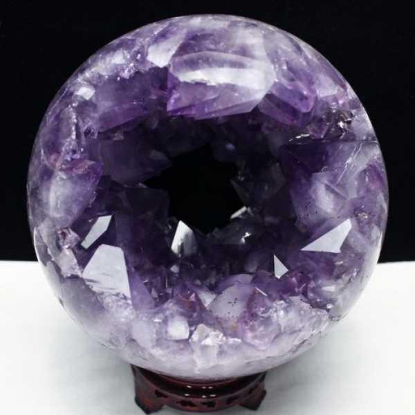 パワーストーン天然石アメジスト丸玉直約9cm1,228g130