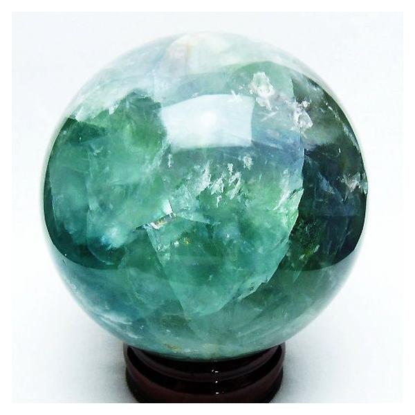 1.5Kg フローライト 丸玉 95mm t616-4750 : 誠安天然石専門店 - 通販