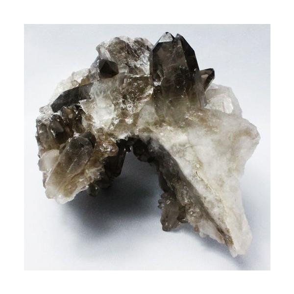 モリオン クラスター 純天然 黒水晶 ブラジル産 t618-7071 : 誠安