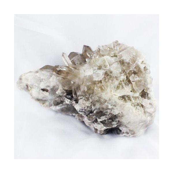 1.2Kg ブラジル産 モリオン 純天然 黒水晶 クラスター t618-7138 : 誠