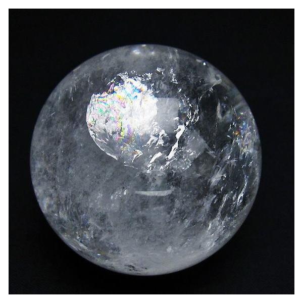 虹入り ヒマラヤ水晶 丸玉 57mm t62-16063 : 誠安天然石専門店