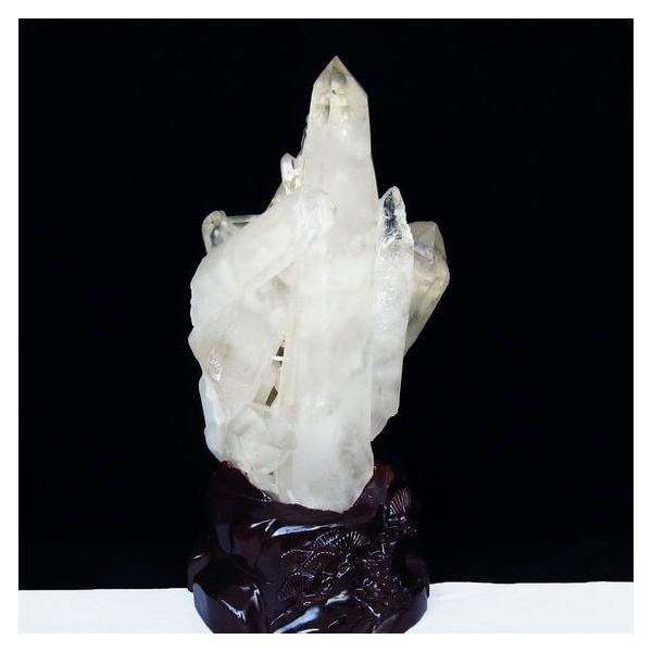 最終お値下げ❗レムリアンシード水晶クラスター 重さ約4100g officemirai_tr22621