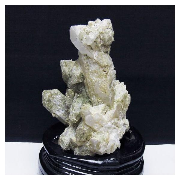 トルマリン & 水晶　 　(ヒマラヤ天然石) トルマリン入り ヒマラヤ水晶クラスター t668-7851 : 誠安天然石専門店