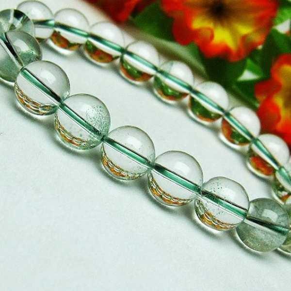 グリーンファントム 8mm～10mm ブレスレット 天然石 楽天市場】パワーストーン グリーンファントムクォーツ約8．5mm