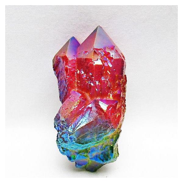 【一点物】極品 オーラ水晶 カテドラルライブラリー 原石 レインボー seian_t693-5081