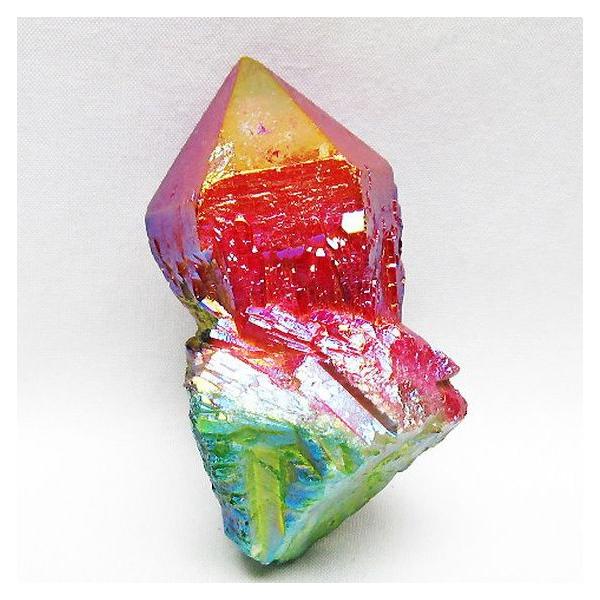 オーラ水晶 オーラクリスタル カテドラルライブラリー 原石(レインボー