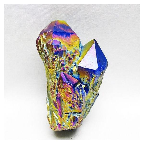 オーラ水晶 オーラクリスタル カテドラルライブラリー 原石(レインボー