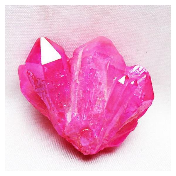 オーラ水晶 オーラクリスタル クラスター (ローズ) t693-5589 : 誠安