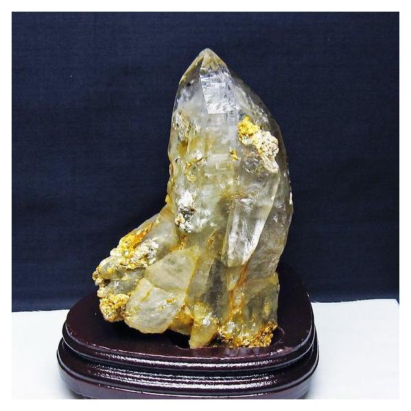 1.4Kg 雲母入り ライトニング水晶 原石 t695-7953 : 誠安天然石専門店