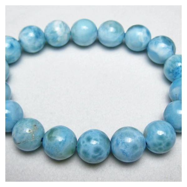 ラリマー　ブレスレット　11mm 楽天市場】ラリマー ブレスレット 11mm larimar ラリマール ブルー