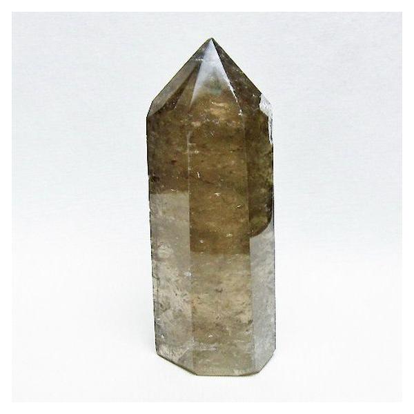 虹入り ライトニング水晶ガーデンクォーツ（庭園水晶） 六角柱 t705