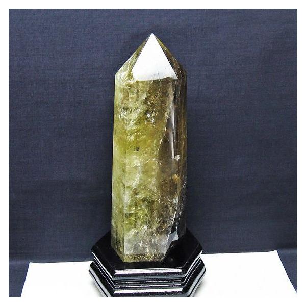 1.9Kg 虹入り シトリン水晶 六角柱 t719-5045 : 誠安天然石専門店