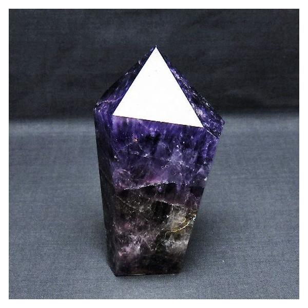 最終値下げ☆超美品☆天然石☆ドリームアメジスト☆六角柱☆台座付き 最終値下げ☆超美品☆天然石☆ドリームアメジスト☆六角柱☆台座