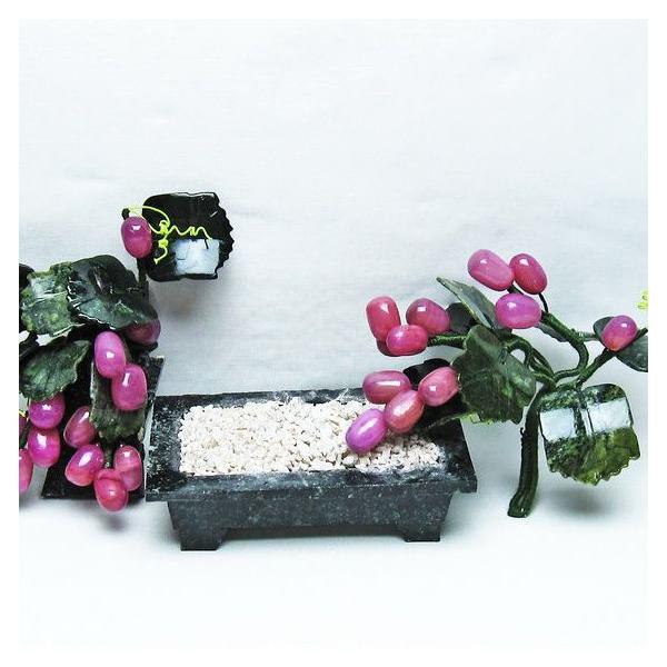 1.3Kg アゲート葡萄鉢植え 置物 t726-1482 : 誠安天然石専門店 - 通販